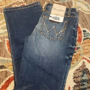 Girls wrangler bootcut jeans size 14 regular